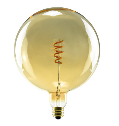 Segula LED Soft Globe 200 gold E27 6.5W 1900K dimmbar