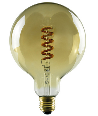 Segula LED Soft Globe 125 gold E27 6W 1900K dimmbar