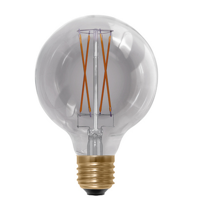 [12580203000] Segula LED Globe 95 smokey grau E27 5W 1900K dimmbar