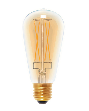 Segula LED Rustika Long Style gold E27 5W 1900K dimmbar