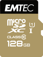 [4732243000] EMTEC Gold+ - Flash-Speicherkarte ( SD-Adapter inbegriffen ) - 128 GB