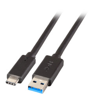 [8720364000] EFB Elektronik K5282-3ASW.1 - 1 m - USB A - USB C - USB 3.2 Gen 1 (3.1 Gen 1) - 5000 Mbit/s - Black