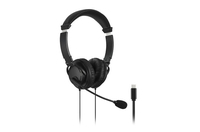 [9749776000] Kensington USB-C HiFi-Kopfhörer mit Mikrofon - Kabelgebunden - Anrufe/Musik - Kopfhörer - Schwarz