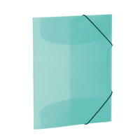 [6396574000] HERMA 19580 - Conventional file folder - A4 - Polypropylene (PP) - Turquoise - Portrait - Elastic band