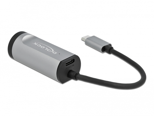[10009557000] Delock 64116 - Wired - USB Type-C - Ethernet - 5000 Mbit/s - Black - Grey
