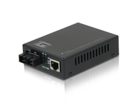 LevelOne RJ45 to SC Fast Ethernet Media Converter - Multi-Mode Fiber - 2km - 100 Mbit/s - 10Base-T - 100Base-TX - 100Base-FX - IEEE 802.3 - IEEE 802.3u - IEEE 802.3x - Fast Ethernet - 10,100 Mbit/s