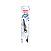 [8421110000] Herlitz my.pen - Black,White - Black - Clip-on retractable ballpoint pen - Ambidextrous - 1 pc(s) - Blister