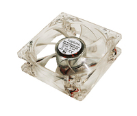 LogiLink PC case fan - Fan - 8 cm - 32.6 dB - Transparent