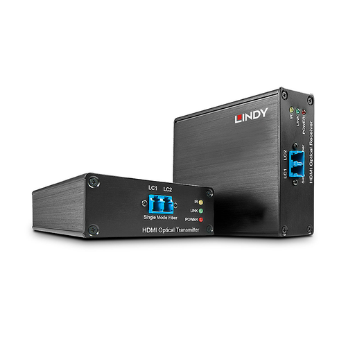 [2234116000] Lindy 38063 - AV transmitter & receiver - 3000 m - Black