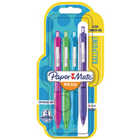 [6868998000] Paper Mate InkJoy 300 RT - Clip - Clip-on retractable ballpoint pen - Refillable - Blue,Green,Purple,Red - 4 pc(s) - Medium