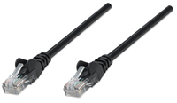 [1068139000] IC Intracom Network Patch Cable - Cat6 - 15m - Black - CCA - U/UTP - PVC - RJ45 - Gold Plated Contacts - Snagless - Booted - Polybag - 15 m - Cat6 - U/UTP (UTP) - RJ-45 - RJ-45 - Black