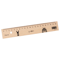 [10221698000] Pagna Save me Zebra - Desk ruler - Wood - Black - Wood - cm - mm - 20 cm