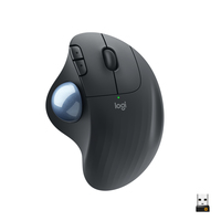 Logitech ERGO M575 Wireless Trackball Mouse - Right-hand - Trackball - RF Wireless + Bluetooth - 2000 DPI - Graphite