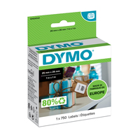 [1842574000] Dymo Multi-Purpose Labels - 25 x 25 mm - S0929120 - White - Self-adhesive printer label - Paper - Removable - Square - LabelWriter