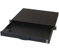 Equip 19" Keyboard Drawer - Black - 1U - PS/2 - USB - 48.3 cm (19") - 482 mm - 410 mm