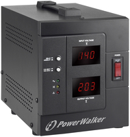 BlueWalker AVR 1500/SIV - 230 V - 50/60 Hz - 1.5 kVA - 1200 W - 2 AC outlet(s) - Type F