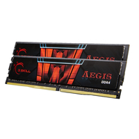 [4546285000] G.Skill 16GB DDR4-2400 - 16 GB - 2 x 8 GB - DDR4 - 2400 MHz - 288-pin DIMM - Black - Red