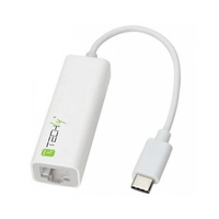 [6357933000] Techly IADAP-USB31-ETGIGA - Wired - USB - Ethernet - 1000 Mbit/s - White