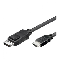 Techly Konverterkabel DisplayPort 1.1 auf HDMI, schwarz, 3 m