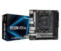 [8932833000] ASRock B550M-ITX/ac - AMD - Socket AM4 - 3rd Generation AMD Ryzen™ 3 - 3rd Generation AMD Ryzen 5 - 3rd Generation AMD Ryzen™ 7 - 3rd... - DDR4-SDRAM - 64 GB - DIMM