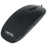 [2105312000] LogiLink ID0063 - Ambidextrous - Optical - USB Type-A - 1000 DPI - Black