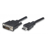 [6357898000] Techly HDMI zu DVI-D Anschlusskabel, schwarz, 3 m
