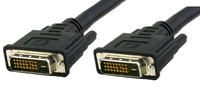 [6357888000] Techly DVI-D Dual-Link Anschlusskabel Stecker/Stecker, schwarz, 5 m