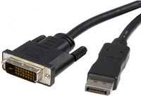 [6357917000] Techly DisplayPort 1.1 auf DVI Anschlusskabel, schwarz, 3 m