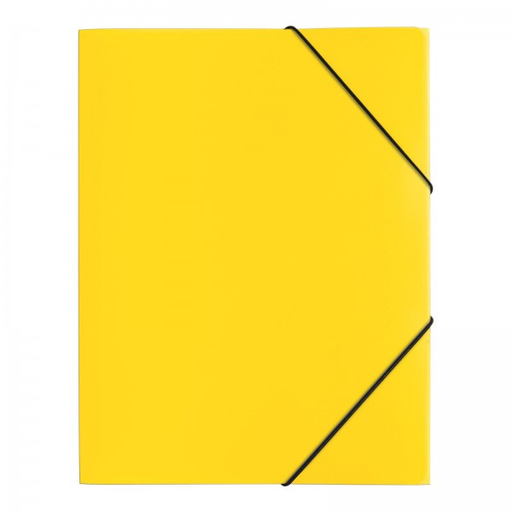 Pagna PP 12 - Presentation folder - A4 - Polypropylene (PP) - Yellow - Landscape - Snap fastener