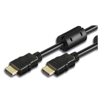 [6357870000] Techly HDMI Kabel High Speed mit Ethernet Schwarz mit Ferrit 15 m