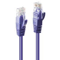 [6372232000] Lindy 48122 1m Cat6 U/UTP (UTP) Violett Netzwerkkabel