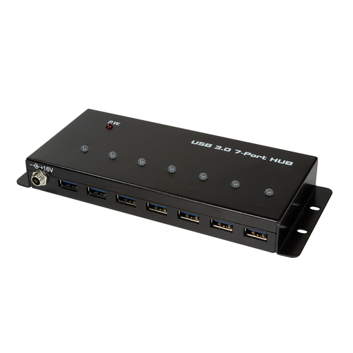 LogiLink UA0317 - USB 3.2 Gen 1 (3.1 Gen 1) Type-B - USB 3.2 Gen 1 (3.1 Gen 1) Type-A - 5000 Mbit/s - Black - Metal - DC