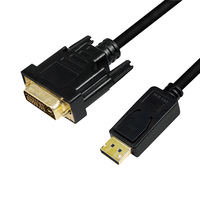 LogiLink CV0131 - 2 m - DisplayPort - DVI - Male - Male - Straight