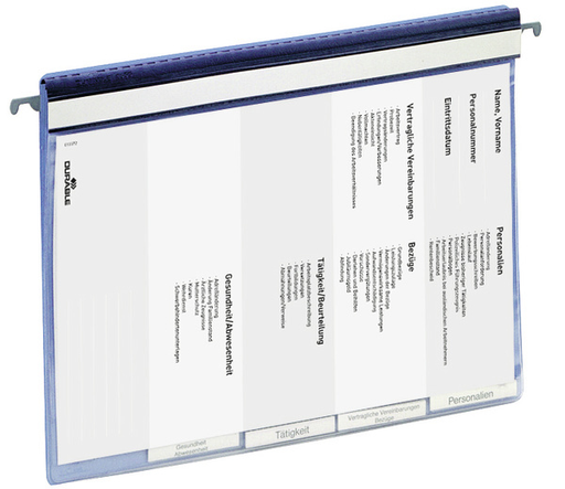 [3025754000] Durable Personnel Folder - Blue - Paper - 1 pc(s)