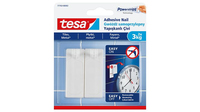 [5347538000] Tesa 77763 - Indoor - Universal hook - White - Adhesive strip - 3 kg - Tiles & metal