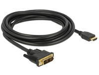 [6372855000] Delock 85585 - 3 m - DVI - HDMI Type A (Standard) - Male - Male - Straight