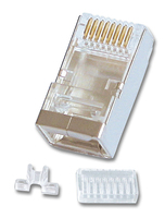 [1086397000] Lindy RJ-45 Plug STP Cat.6 - 10pcs - RJ-45 8-pin cat.6 - Grey - 10 pc(s)
