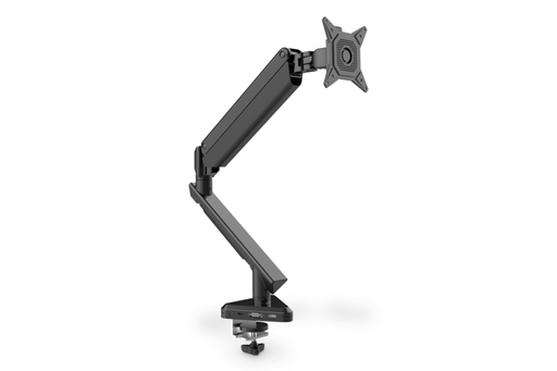 DIGITUS Smart Monitor Mount with integrated Docking Station, Gas Pressure Spring and Clamp Mount