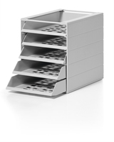 [3020136000] Durable IDEALBOX BASIC - Grey - C4 - 5 drawer(s) - 250 mm - 33.2 cm - 322 mm