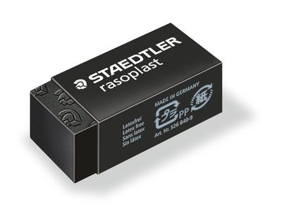 [9723896000] STAEDTLER Radierer rasoplast 33x16x13mm schwarz