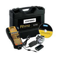 [1338353000] Dymo RHINO 5200 Kit - ABC - Thermal transfer - 180 x 180 DPI - Lithium-Ion (Li-Ion) - Black - Yellow