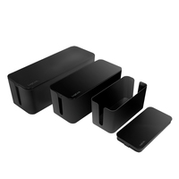 [14105304000] LogiLink KAB0077 - Cable box - Universal - Plastic - Black