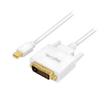 [7796431000] LogiLink CV0138 - 3 m - Mini DisplayPort - DVI - Male - Male - Gold