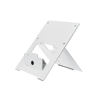 R-Go Riser Flexible Laptop Stand - adjustable - white - White - 25.4 cm (10") - 55.9 cm (22") - Aluminium - 5 kg - 135 - 220 mm