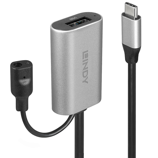 [6630093000] Lindy 43270 USB Kabel 5 m USB C USB A Männlich Weiblich Silber
