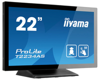 [7538282000] Iiyama ProLite T2234AS-B1 - 54.6 cm (21.5") - 1920 x 1080 pixels - Full HD - 8 ms - Black
