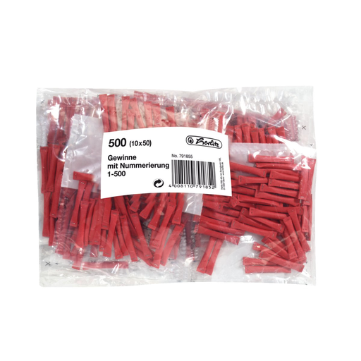 [3019623000] Herlitz 791855 - 500 Stück(e) - Rot - 500 Stück(e) - Polybag