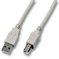 [49319000] EFB Elektronik USB2.0 Anschlusskabel A-B, St.-St., 1,8m, grau, Classic