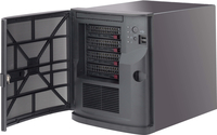 Supermicro CSE-721TQ-350B - Mini Tower - Server - Black - Mini-ITX - 1U - Fan fail - HDD - Network - Power