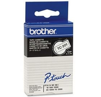 [566063000] Brother TC-201 - Black on white - TC - Brother - PT2000 - PT3000 - PT500 - PT5000 - PT8E - 1.2 cm - 7.7 m
